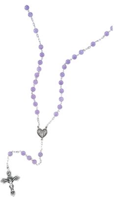 Lavender Jade Rosary