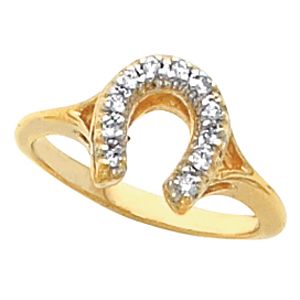 Women's Horseshoe Ring Mounting