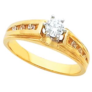 Engagement Ring Mounting & Band