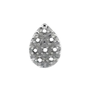 Pear Shaped 8-Stone Cluster Top