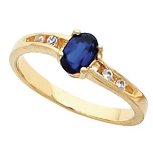 Ring Mounting for Oval Gemstone 