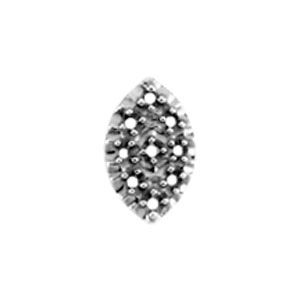  Marquise Shaped 9-Stone Cluster Top