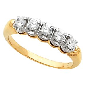 5-Stone Anniversary Ring Mounting