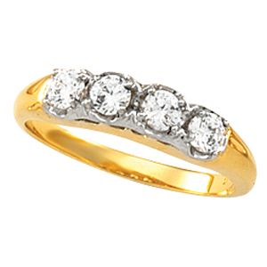 4-Stone Anniversary Ring Mounting