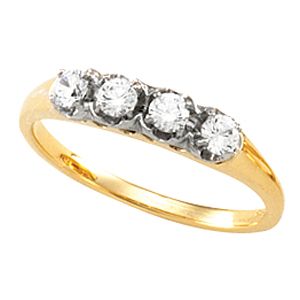 4-Stone Anniversary Ring Mounting