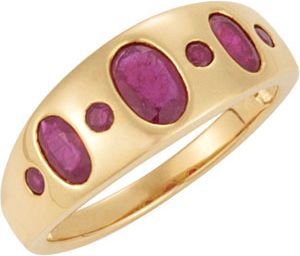 Genuine Mozambique Ruby Ring