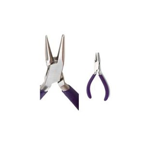 Round-Concave Bending Pliers with Textured Grip