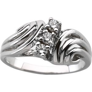 3-Stone Fashion Ring for Diamonds