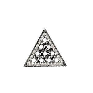 Triangle Shaped 10-Stone Cluster Top