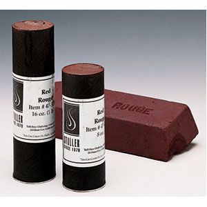 Red Polishing Rouge, Very Fine, Tube, 8OZ