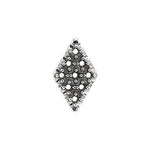 Diamond Shaped 9-Stone Cluster Top