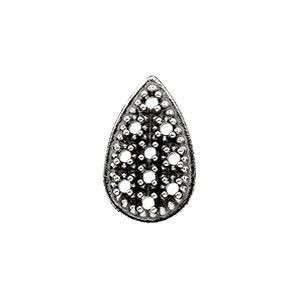Pear Shaped 10-Stone Cluster Top Plate