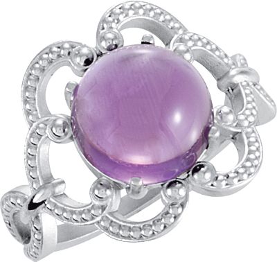 Granulated Design Ring