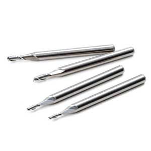 Set of Solid Carbide End Mill Bits