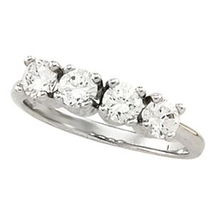 4-Stone Anniversary Ring Mounting