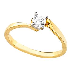 Cathedral Engagement Ring Mounting & Band