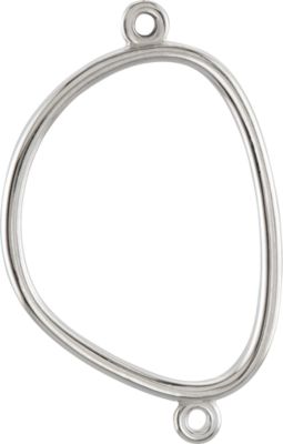 Open Silhouette Dangle Component with Jump Rings