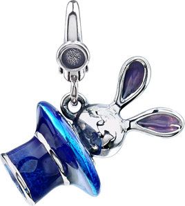 Enamel Bunny in Magician Hat