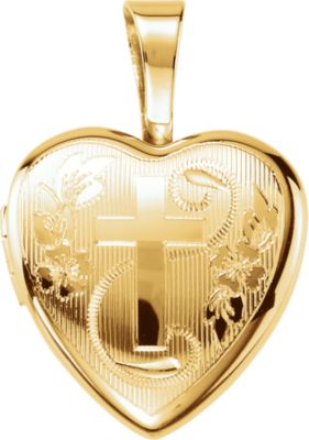 Cross Heart Locket