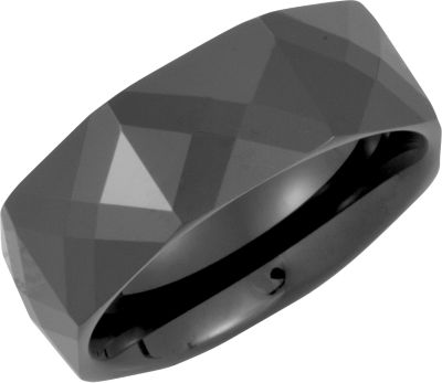 Ceramic Couture&trade; Faceted Band