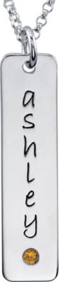 Posh Mommy&reg; Engravable Tall Tag Pendant Mounting