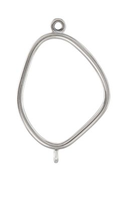 Open Silhouette Dangle Component with Jump Rings