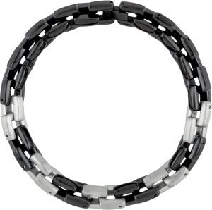 Stainless Steel Link Bracelet or Chain with Immerse Plating