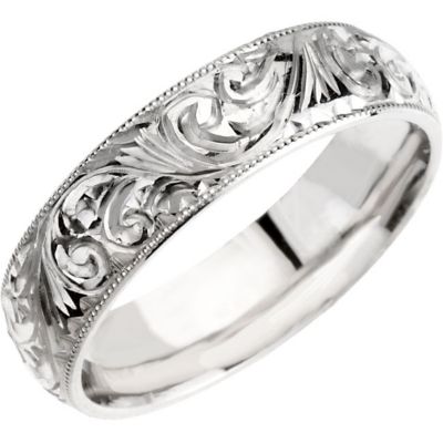 6mm Hand-Engraved Band