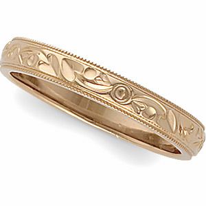 Design Band with Milgrain Edge