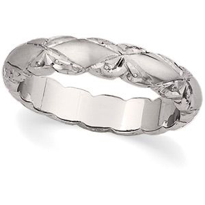 4.25mm Hand Engraved Band