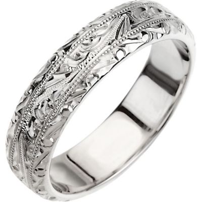 6 mm Hand-Engraved Band