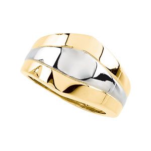 Two Tone Gold Fashion Ring