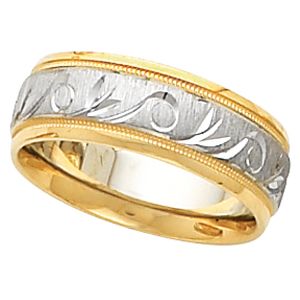 6.75mm Two Tone Design Band
