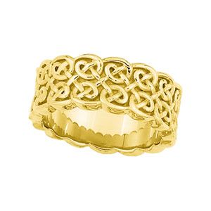 8mm Celtic-Inspired Band