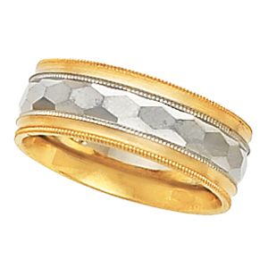 7mm Two Tone Design Band