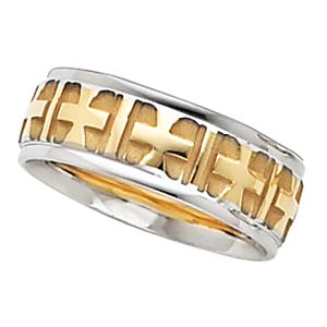 7mm Two Tone Design Band