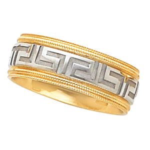 7mm Two Tone Design Band