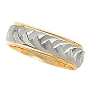 6mm Two Tone Design Band