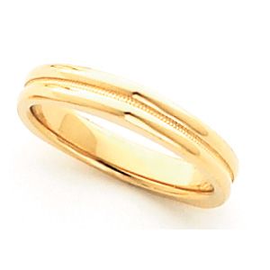 3.5mm Band for Square Shank Solitaire Mounting
