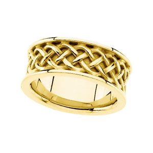 7.5mm Celtic Design Wedding Band