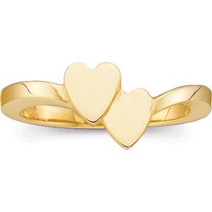Gold Fashion Signet Ring