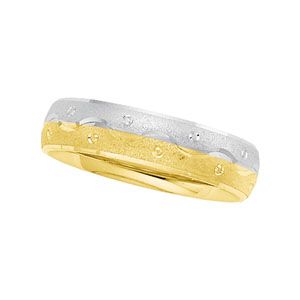 6mm Two-Tone Comfort-Fit Design Band