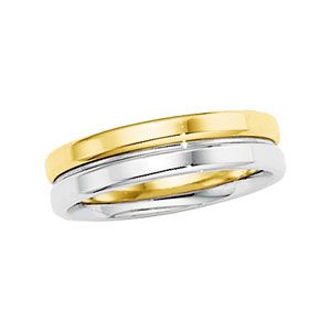 6mm Two-Tone Comfort-Fit Design Band