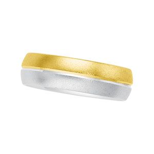6mm Two-Tone Comfort-Fit Design Band
