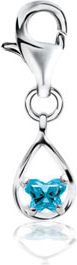 BFLY CZ BIRTHSTONE CHARM W/BOX