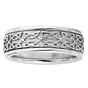 7mm Celtic-Inspired Band