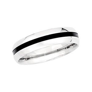 6mm Stainless Steel & EPDM Comfort-Fit Band