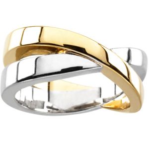 Two Tone Gold Fashion Ring