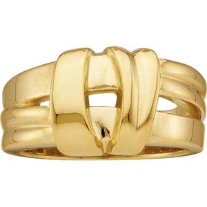 Overlapping Bands Fashion Ring
