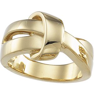 Overlapping Bands Fashion Ring